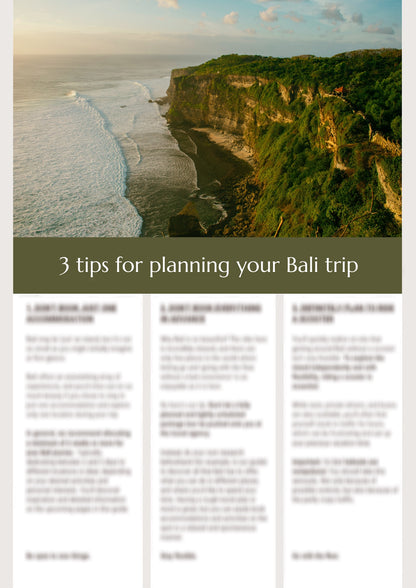 Bali Travel Guide | English Digital