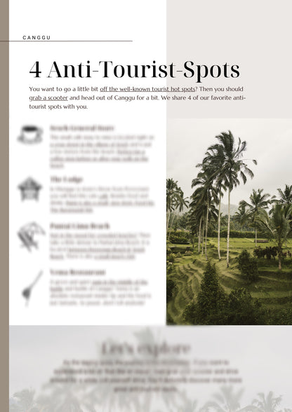 Bali Travel Guide | English Digital